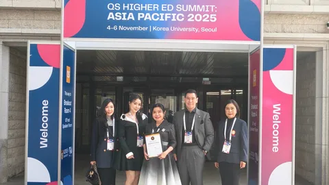 มหาวิทยาลัยกรุงเทพธนบุรี รับรางวัล QS Stars ในงาน QS Higher Ed Summit: Asia Pacific 2025