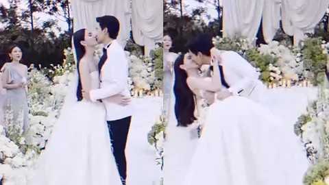 เต๋อ ฉันทวิชช์ จูงมือ ใหม่ ดาวิกา เข้าพิธีวิวาห์สุดหวานชื่น บรรยากาศสุดโรแมนติก