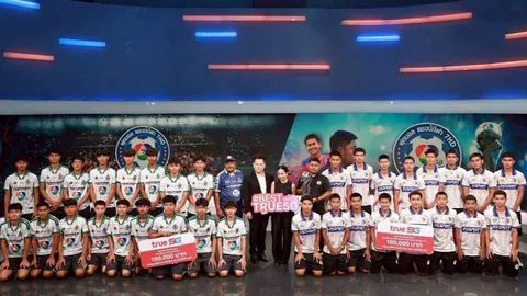 ทรู มอบทุนสนับสนุนทีมฟุตบอล “หมอนทองวิทยา” และ “อบจ.ชัยนาท” ทีมละ 100,000 บาท