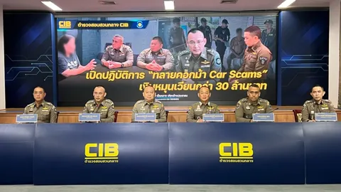 ทลายคอกม้า Car Scams หลอกซื้อขายรถยนต์ผ่านเพจ 6 เดือน เงินหมุนเวียนกว่า 30 ล้าน