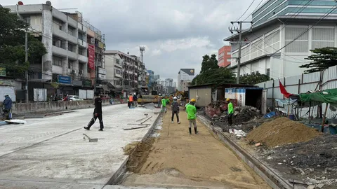 แจงปรับถนนรามคำแหง 24-หัวหมาก อืด ติดปัญหาขยายถนน กกท. วางท่อประปา ขยับเสร็จต้นปี 69