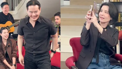 เป๊ก สัณณ์ชัย ลุกหนี หลัง กระต่าย พรรณนิภา ร้องเพลง “สันดานเก่า” ธัญญ่า แซวร้อนตัว