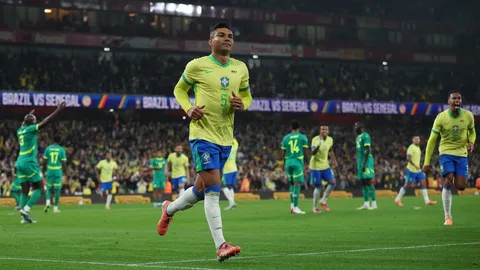 ผลบอลเมื่อคืน ทีมชาติบราซิล ฟอร์มเฉียบ อุ่นเครื่องทุบ เซเนกัล