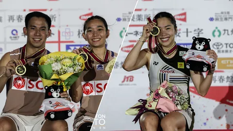 เปิดเงินรางวัล "เมย์ รัชนก" - "บาส-เฟม" หลังไทยคว้า 2 แชมป์แบดมินตัน เจแปน 2025