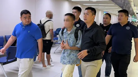 รวบคาสนามบิน หนุ่มหลอกขายมือถือออนไลน์ เหยื่อนับร้อยราย เสียหายกว่า 3.19 ล้านบาท