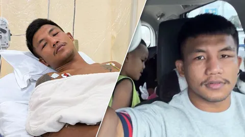 ครั้งแรก “รถถัง” ไลฟ์สดเล่าเบื้องหลังถอนชก “น้องโอ๋”-มีล้มหัวฟาด (คลิป)