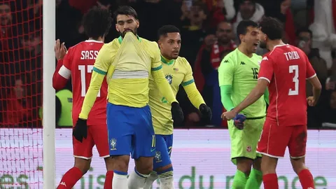 ผลบอลเมื่อคืน ทีมชาติบราซิล ฟอร์มฝืด ได้แค่ไล่เจ๊า ตูนิเซีย-ดาวดังบอดโทษ