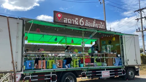 สถานี 6 ล้อเตี๋ยวไก่ ตุ๋นบนรถบรรทุก พลิกวิกฤตเป็นโอกาส เสิร์ฟความอร่อยชามยักษ์แค่ 50 บาท