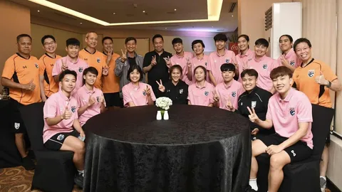 ฟุตซอลหญิงไทย รวมใจเป็นหนึ่ง !!