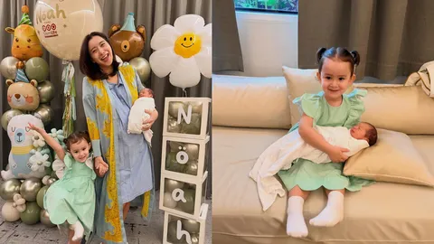 ไอซ์ อภิษฎา พาลูกชายมารายงานตัว ตั้งชื่อ น้องโนอา ฝรั่งน้อยน่ารักน่าเอ็นดูมาก