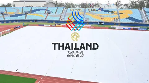 น้ำท่วมเป็นเหตุ กกท. ตัดสินใจแล้วกับ "ฟุตบอลซีเกมส์ 2025" หลังสงขลากระทบหนัก