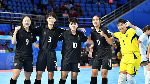 ไทยลุ้นเข้ารอบ 8 ทีม สรุปตารางคะแนนล่าสุด ฟุตซอลหญิงชิงแชมป์โลก 2025 กลุ่ม B