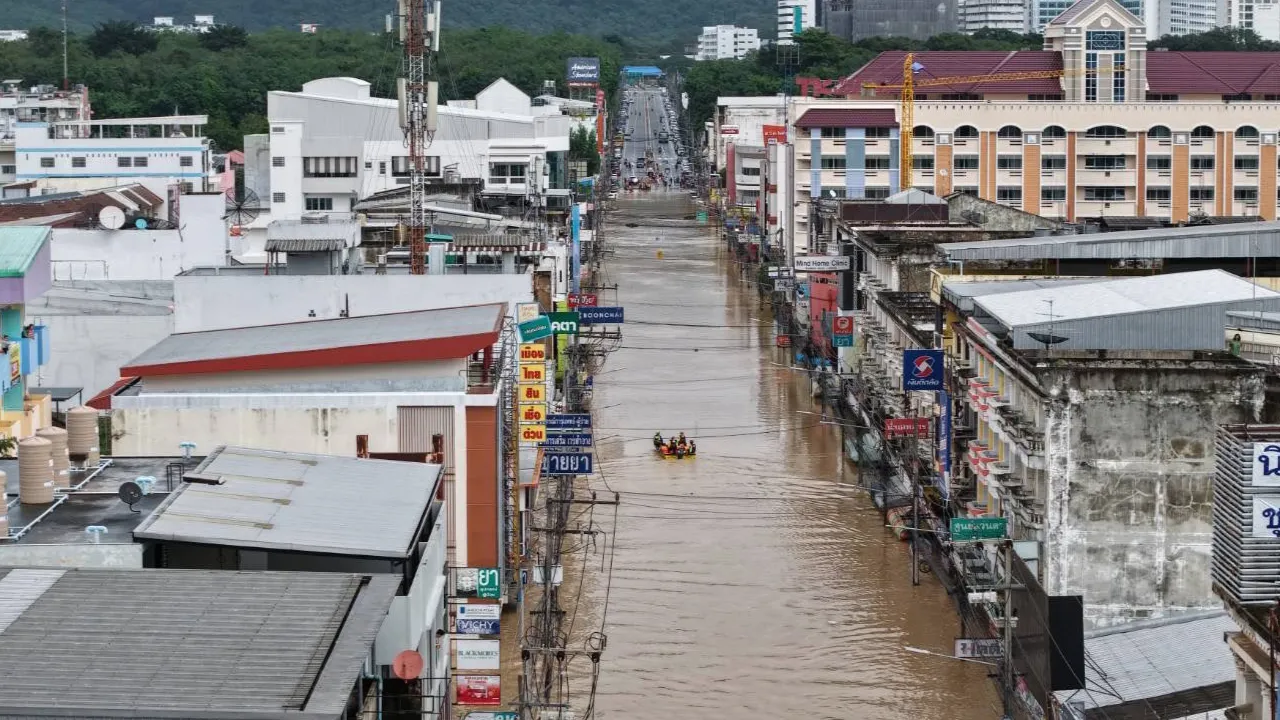 Comparison of Floodwater Volume in Hat Yai in 2025: Detention Ponds Exceeded Capacity