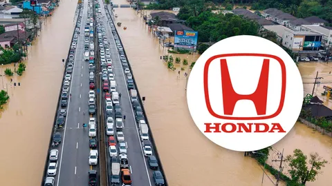 Honda ห่วงใยผู้ประสบน้ำท่วมภาคใต้ มอบความช่วยเหลือเร่งด่วน ให้ส่วนลดค่าอะไหล่ 30%