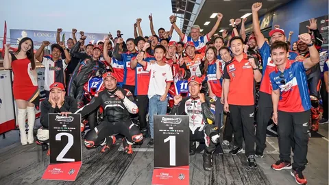 ทัพฮอนด้าฯ ประเดิมคว้าแชมป์–เหมาโพเดียม “ซูเปอร์สต็อก เอ็นดูรานซ์ ครั้งแรก ที่สนามช้างฯ