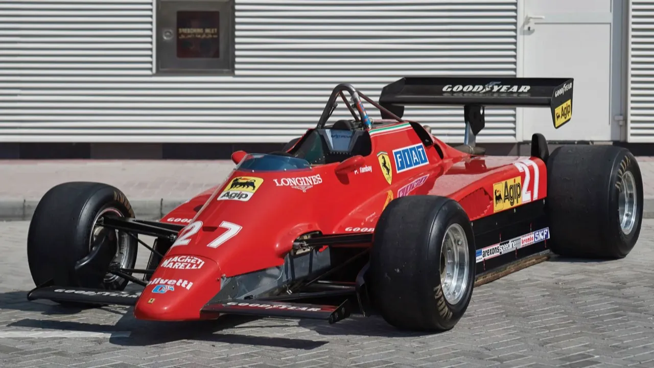 ทวินเทอร์โบบ้าพลังใน Ferrari 126 CK  Gilles Villeneuve’s car