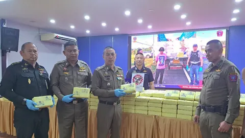 ตำรวจ 191 จับยาบ้า 5 ล้านเม็ด ซุกรถบรรทุกทับอำพรางด้วยถุงข้าวเหนียว