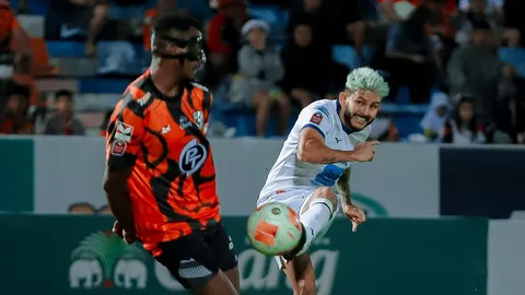 ผลบอลสด ไทยลีก1 "การท่าเรือ" ยิงสุดสวย บุกชนะ "ประจวบ" ผงาดรองจ่าฝูง