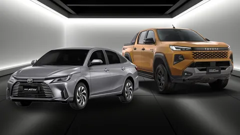 ยอดขายรถยนต์ 10 เดือนแรกปี 68 โตโยต้า แชมป์ที่ 1 Yaris ATIV และ Hilux REVO ขายดีสุด