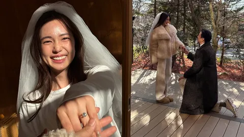 บัว นลินทิพย์ ถูกแฟนหนุ่มนอกวงการทำเซอร์ไพรส์คุกเข่าขอแต่งงาน เรียบง่ายแต่อบอุ่น