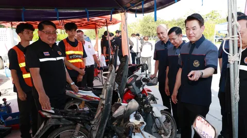 "คมนาคม" ผนึก 20 แบรนด์ยานยนต์ เปิดศูนย์ฯ สงขลา "ซ่อมฟรี-ลดสูงสุด 40%" กู้วิกฤตรถน้ำท่วม