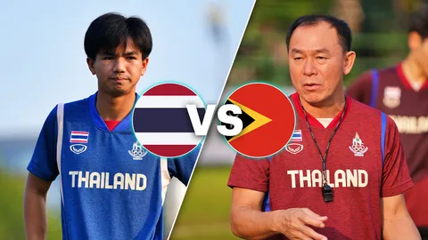 มาแล้ว 11 ผู้เล่นตัวจริง ฟุตบอลชาย “ทีมชาติไทย U23” VS "ติมอร์ฯ" ประเดิม ซีเกมส์ 2025