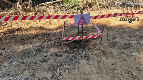 กองทัพภาค 2 แจงเหตุระเบิดในพื้นที่ "ห้วยตามาเรีย" คาดเป็นทุ่นเดิมที่กัมพูชาวางไว้