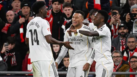 ผลบอลเมื่อคืน เรอัลมาดริด บุกถล่ม บิลเบา ไล่จี้จ่าฝูงลาลีกา สเปน