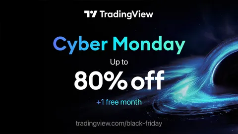 TradingView จัดโปรโมชัน Black Friday ลดสูงสุด 80% แพ็กเกจรายปี พร้อมรับเพิ่มอีก 1 เดือนฟรี