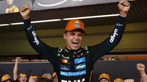 สิ้นสุดการรอคอย "นอร์ริส" ผงาดคว้าแชมป์โลกเอฟวัน สมัยแรก  