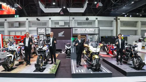 ไทยฮอนด้ายกทัพส่งท้ายปี! ในงาน Motor Expo 2025 เปิดตัว 4 รุ่นใหม่ ครบทุกสไตล์การขับขี่
