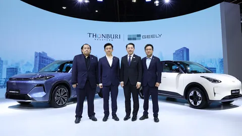 ธนบุรีนอยสเติร์นเปิดตัวครั้งแรกที่งาน Motor Expo 2025 GEELY EX2 ซิตี้คาร์ของคนรุ่นใหม่