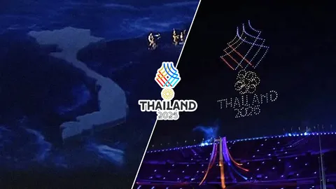งานเข้า สื่อต่างชาติชี้ “ไทย” โชว์แผนที่ “ชาติเพื่อนบ้านอาเซียน” ผิด พิธีเปิดซีเกมส์ 2025