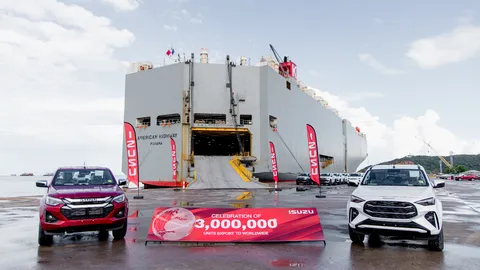 อีซูซุไทยส่งออกครบ 3 ล้านคัน ย้ำคุณภาพโลกสมศักดิ์ศรี “โปรดักแชมเปี้ยน”