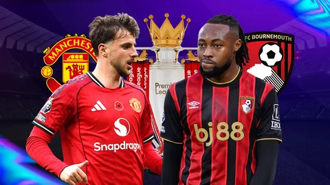 LIVE ถ่ายทอดสด แมนยู พบ บอร์นมัธ บอลคืนนี้ 15 ธ.ค. 68 ดูบอลสด 03.00 น. พรีเมียร์ลีก 2025-26