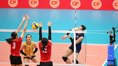 ผลวอลเลย์บอลสด ทีมชาติไทย ชนะ สิงคโปร์ ประเดิมคว้าชัย ซีเกมส์ 2025