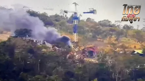 ส่งกริพเพน บินทิ้งบอมบ์ กาสิโนกัมพูชายับ ซ่องสุมอาวุธโดรนสังหาร ถล่ม "เครนยักษ์" พระวิหาร