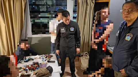 ตำรวจทลาย "ปาร์ตี้เซ็กซ์" หื่นชายรักชาย นัดในกลุ่มลับ