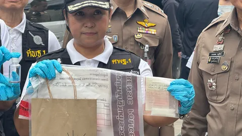 ​ตรวจค้นบ้าน "นัทปง" เจอ "ไซยาไนด์" ในซอง ที่คนสนิทเคยนำมาให้ พบวางอยู่ที่เดิม
