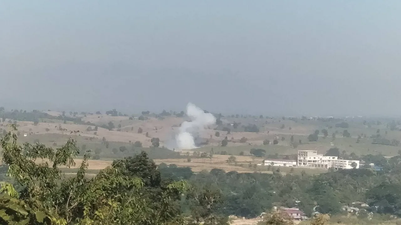 ยิงเตือน 4 นัด หลังกระสุนจากฝั่งเมียนมา ข้ามมาตกแม่สอด กระทบชาวบ้านห้วยมหาวงศ์