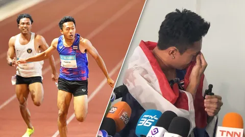 ถึงขั้นหลั่งน้ำตา! “บิว ภูริพล” เปิดใจทันที หลังคว้าเหรียญทอง ซีเกมส์ 2025