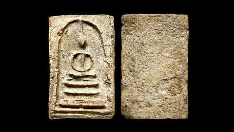 พระสมเด็จบางขุนพรหม พิมพ์สังฆาฏิ (ไม่มีหู) กรุบางขุนพรหม 5.8 ล้าน