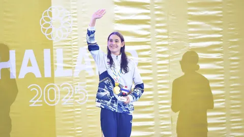 รอมานาน 22 ปี "มีอา มิลลาร์" คว้าเหรียญทองประวัติศาสตร์ให้ไทย ในซีเกมส์ 2025