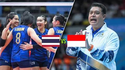 LIVE ถ่ายทอดสด วอลเลย์บอลหญิงทีมชาติไทย พบ อินโดนีเซีย วันนี้ 14 ธ.ค. ดูสด 15.00 น. ซีเกมส์ 2025