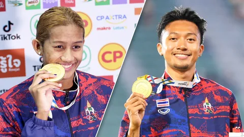 สรุปเหรียญ ซีเกมส์ 2025 ล่าสุด ประจำวันที่ 13 ธ.ค. 68 ไทยนำ 95 เหรียญทอง