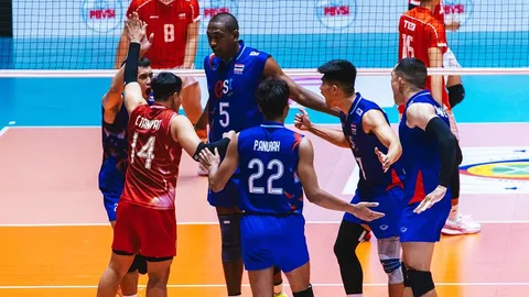 ผลวอลเลย์บอลซีเกมส์ 2025 “ทีมชาติไทย” เครื่องร้อนช้า แซงชนะ สิงคโปร์ 3-1 เซต