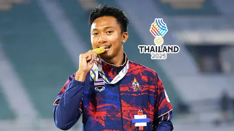 มาแล้ว “บิว ภูริพล” เปิดใจทันที หลังคว้าเหรียญทอง วิ่ง 200 ม.ชาย ซีเกมส์ 2025-ทำลายสถิติ
