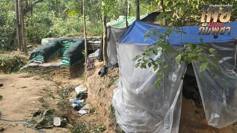 เผยภาพหลักฐาน กัมพูชารุกล้ำปราสาทคนา ขุดคูเลต–สร้างบังเกอร์ ตั้งฐานปืนใหญ่