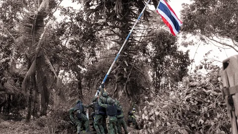"บ้านสามหลัง" จ.ตราด กัมพูชา ซ่องสุมกำลัง ความสำคัญ นาวิกโยธินปฏิบัติการทวงคืน