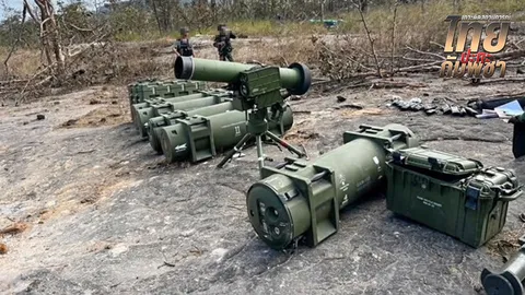 กัมพูชายิงถล่มมั่วใส่บ้านคนโดนชาวบ้านดับ ยึดจรวดยุค 5 อื้อที่เนิน 500 ทหารปักธงไทยบ้าน 3 หลัง